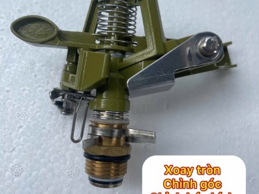 Béc X817 - Béc tưới phun mưa bằng đồng bán kính 8 -10 mét có thể điều chỉnh bán kính tưới